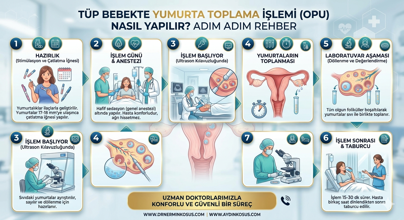 tüp bebekte yumurta toplama işlemi nasıl yapılır